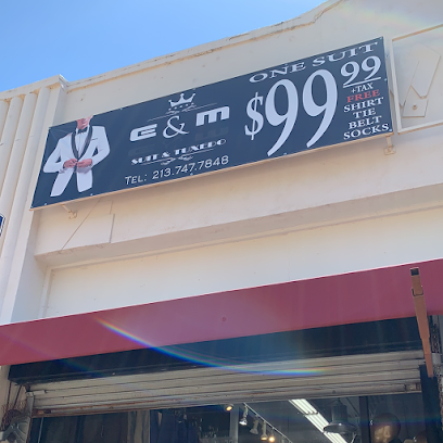 E & M suits & tuxedos, Los Angeles
