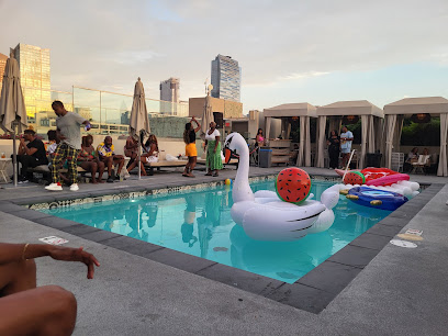 Mayfair Hotel Pool Deck and Bar, Los Angeles
