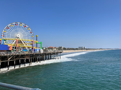 Santa Monica Pier Fishing Platform, Los Angeles